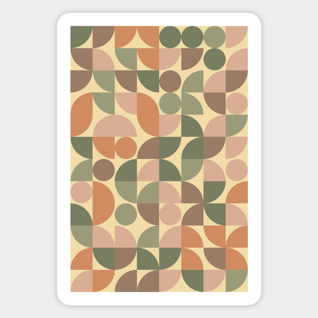 Random Shapes - Pattern #2 Sticker by Trendy-Now